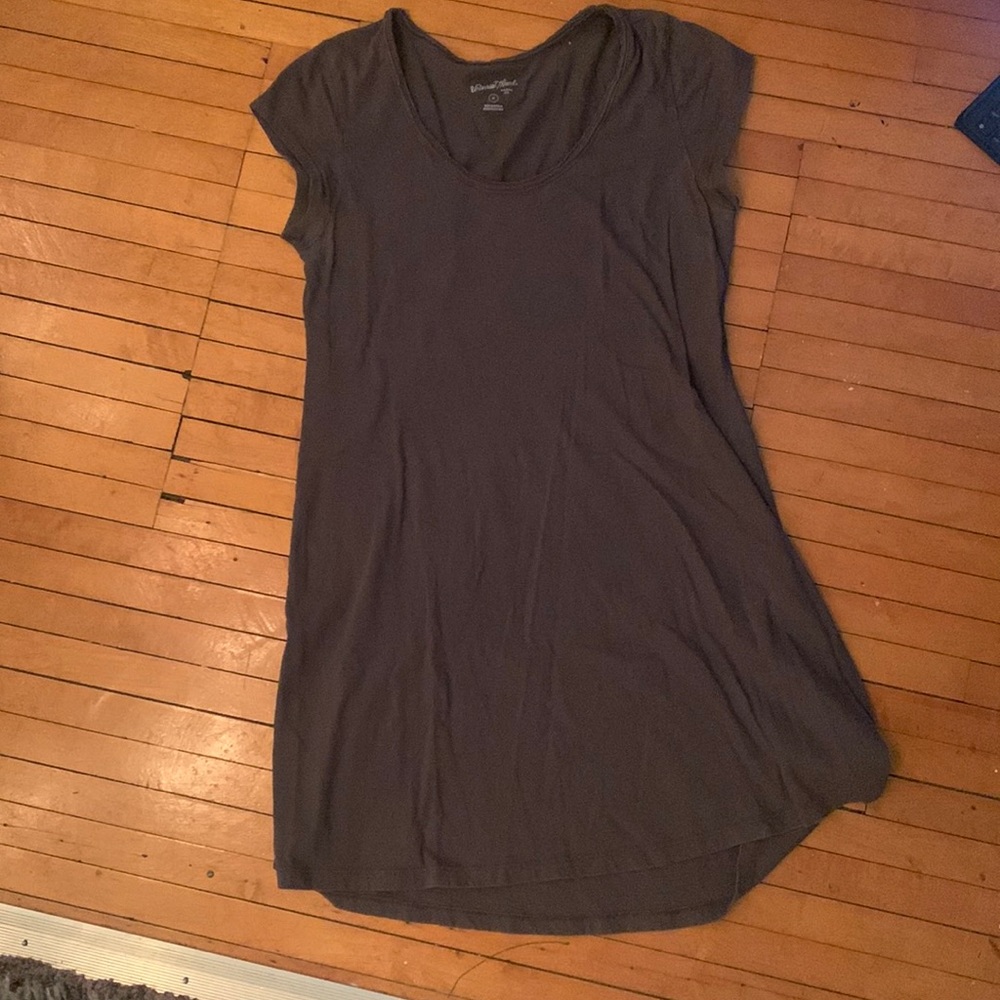 Dark grey tshirt dress